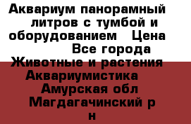 Аквариум панорамный 60 литров с тумбой и оборудованием › Цена ­ 6 000 - Все города Животные и растения » Аквариумистика   . Амурская обл.,Магдагачинский р-н